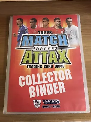 Match Attax 2007/2008 - Complete Binder Set Of 420 Cards 07/08 Folder 2007/08 • £69.99