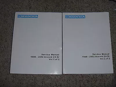 2001 Honda Accord Sedan & Coupe Shop Service Repair Manual DX LX EX SE VP 2002 • $167.30