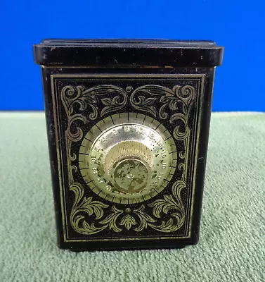 Vintage Avon Tin Coin Bank- Combination Safe- Made In England • $14.99