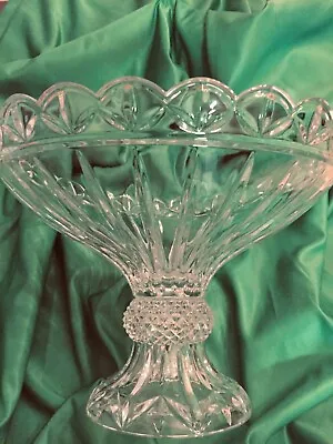 $59 • Buy Godinger Shannon Olympia Lead Crystal Open Compote Fruit Bowl