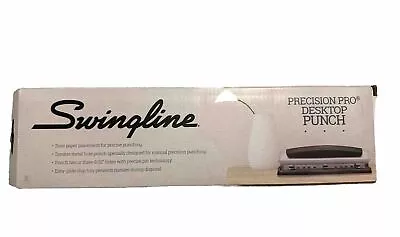 Swingline Precision Pro Desktop Hole Punch Puncher 2 3 Hole Adjustable 10 Sheet • $13.99