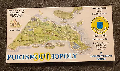 Vintage Portsmouth-Opoly Commemorative Board Game 350th Celebration Edition 1988 • $49.50