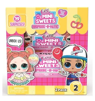 2-PK LOL Surprise Mini Sweets Surprise-O-Matic Dolls (Airheads) • $17
