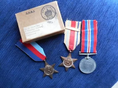 £50 • Buy Ww2 North Africa Medal Group To Raf Ross From Middlesborough
