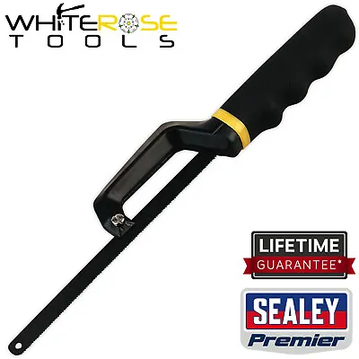 Sealey Mini Hacksaw With Bi-Metal Blade Premier Lightweight Comfort Grip • £15.65