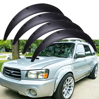 4.5  For Subaru Forester 97-22 4PCS Flexible Fender Flares Wheel Arch Body Kit • $66.05