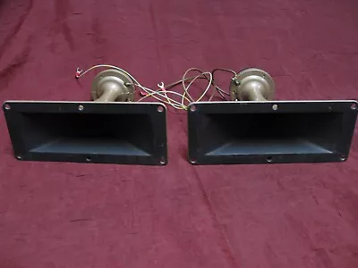 Vintage Pair Oxford CH26E16 Tweeter Horn Speakers Tested Working HiFi • $99.99