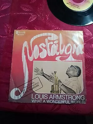 Louis Armstrong 45g What A Wonderful World • £16.57