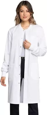 Unisex #350 Snap Front Lab Or Shop Coat In  White  Size XS • $14