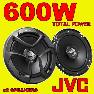 £22.90 • Buy JVC 600W TOTAL 2-WAY 6.5 INCH 16cm CAR VAN DOOR/SHELF COAXIAL SPEAKERS NEW PAIR