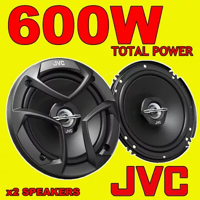 JVC 600W TOTAL 2-WAY 6.5 INCH 16cm CAR VAN DOOR/SHELF COAXIAL SPEAKERS OPEN-BOX • £19.99