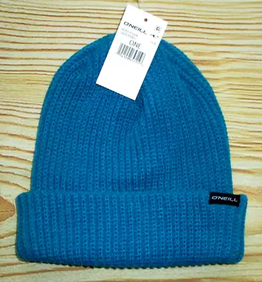 Mens O'neill Teal Blue Beanie Hat Cap One Size • $19.90