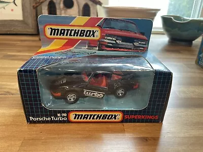 1979 Matchbox SuperKings Porsche Turbo Black K-70 New In Box Nib • $22.89