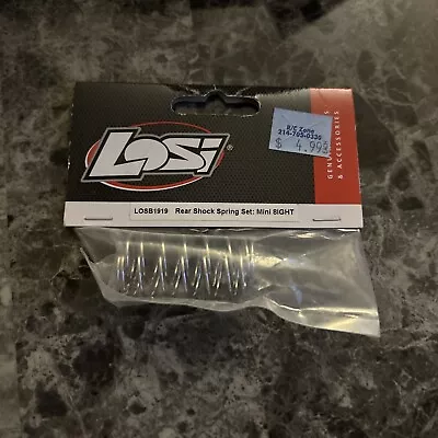 LOSB1919 Rear Shock Spring Set Losi Mini 8ight • $8.40