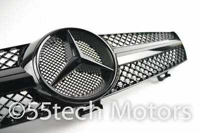  ✅ W219 CLS500 CLS600 CLS Grille Grill  AMG BLACK 100% Glossy Black  Mercedes  ✅ • $185