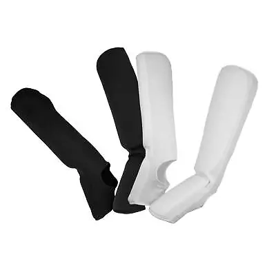 Cloth Shin Instep Guard Boxing MMA Karate Muay Thai Protection Equipment • $10.95