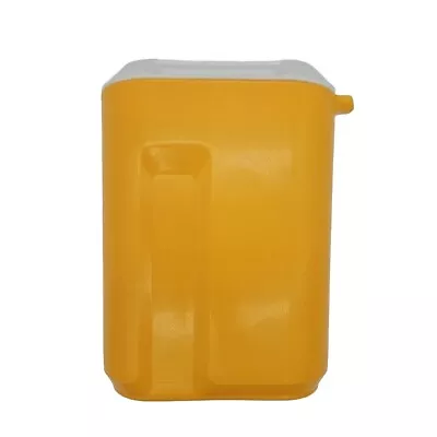 VINTAGE Rubbermaid EASY GRIP 1.5 Quart Drink Pitcher W/ LID #0923 Yellow! MCM • $12