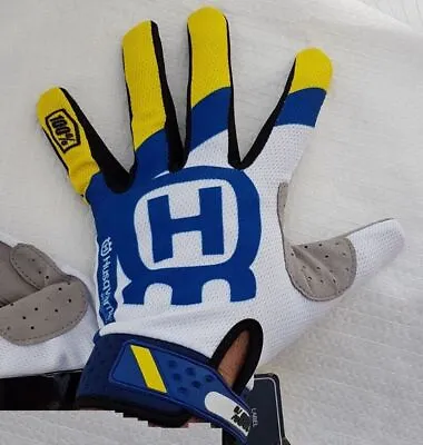 Husqvarna MX Gloves - Motocross Gloves - Motor Bike Bicycle Gloves • £17.99