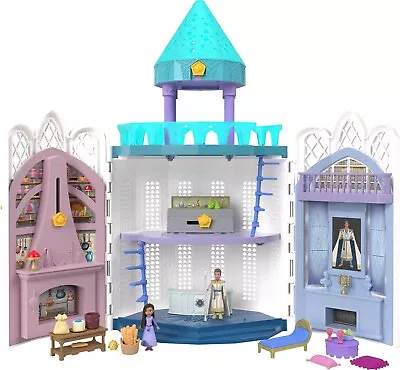 Disney Wish Rosas Castle Playset Dollhouse With 2 Posable Mini Dolls Star • $19.99