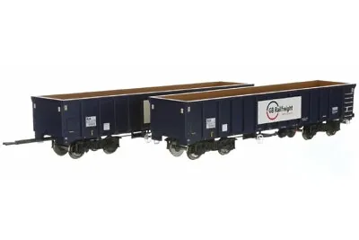 Dapol 4F-025-016 MJA Bogie Box Wagons GB Railfreight 502051/052 • £59.50