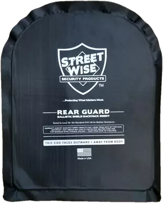 $119.99 • Buy Bulletproof Backpack Insert Panel Shield Lightweight Body Armor Level 3A