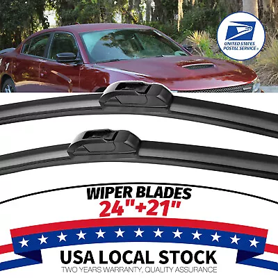 For 2003-2008 Honda Pilot 24  & 21  Windshield Wiper Blade High Quality Durable • $11.99