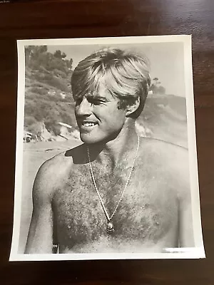 Vintage Black White Robert Redford 8x10 Glossy Photo Hopkins Associates • $8.50