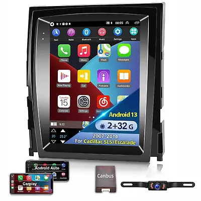 9.7  Android 13 Carplay  For Cadillac Escalade 2007-2014 Car Radio Stereo GPS BT • $177.20