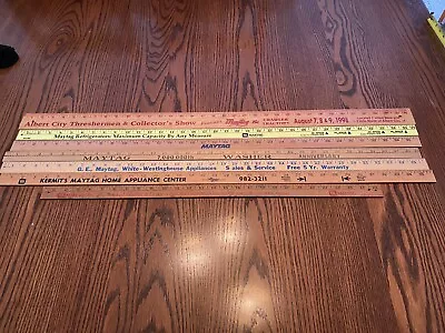 VINTAGE Maytag Company Measuring Sticks Lot Of 7 Newton Iowa  Advertising READ • $19.99