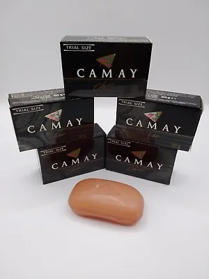 Camay Chic Vintage Soap NIB X5 Travel Trial Size Hotel Shaving New Old Stock 50g • $25.15