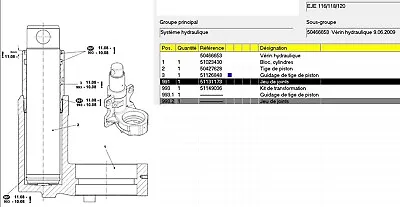 Jungheinrich Set Kit Seals Cylinder Lifting 51131173 Eje Genuine • £59.41