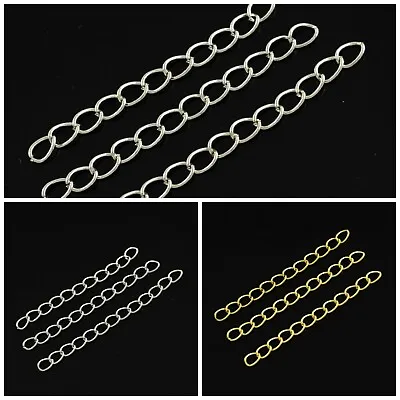 Extender Chains Necklace Bracelet Extensions 50mm Almost 2  100pcs • £2.99