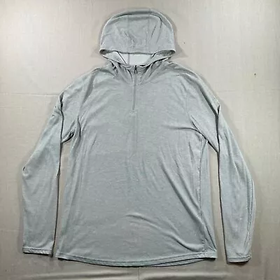 Under Armour Quarter Zip Hoodie Sweatshirt Mens XL Fitted HeatGear Pullover • $19.99