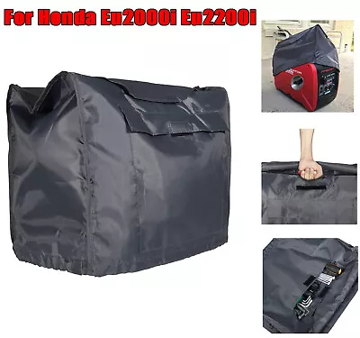 Waterproof Generator Dust Cover W/ Storage Pocket For Honda Eu2000i Eu2200i • £12.60