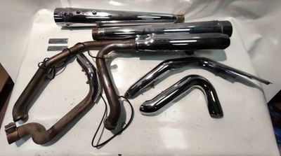 $995 • Buy 2017 Harley-Davidson FLHTKL Full Exhaust System CFR Chrome Pipes Original