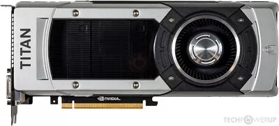 EVGA Nvidia GeForce GTX Titan Black 6GB GDDR5 GPU 06G-P4-3790-KR  • $115