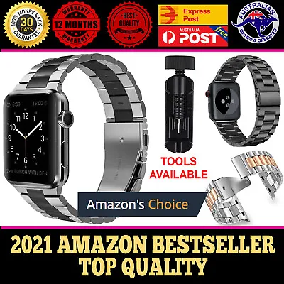 $14.75 • Buy For Apple Watch IWatch Band Series 7 SE 6 5 Stainless Steel Strap 38/40/41/42/44