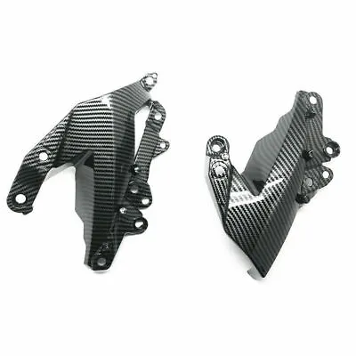 For KAWASAKI NINJA ZX-6R Carbon Fiber Side Mid Engine Cover Fairing 2009-2012 • $56.25