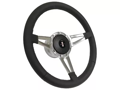 1969-94 Camaro IROC 14  Leather 9-Bolt Steering Wheel Kit 3-Spoke Slots • $314.99