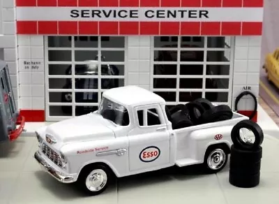  Diecast 1/43 1955 Chevrolet Pickup Truck AAA  Esso With 10 Tires • $19.95