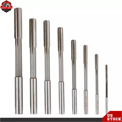 8Pcs 3-10mm H8 Reamer Kit HSS Straight Shank Chucking Machine Cutter Milling New • $19.42