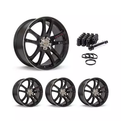 Wheel Rims Set With Black Lug Nuts Kit For 99-05 Mazda Miata P817269 15 Inch • $575.69