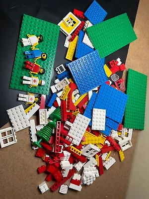 386 Assorted Vintage Coko Bricks From The 1980's And 5 Figures House Blocks • $19.99
