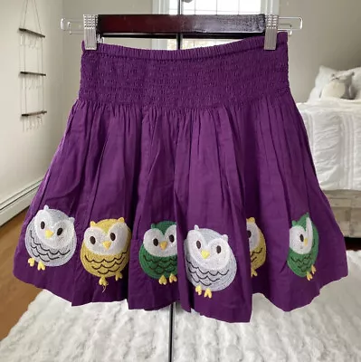 Mini Boden Embroidered Owl Skirt 9 10 • $30