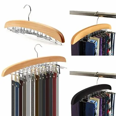 $13.99 • Buy Tie Hanger Multi-function Rack Organizer Belt Holder Necktie Storage Rack New