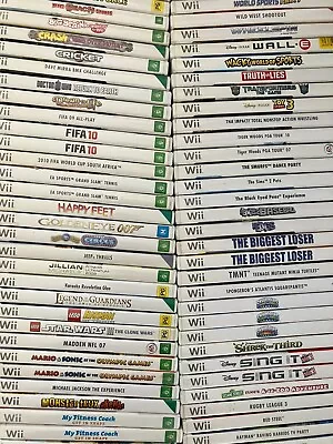 Wii Games All $10 Or Less Create Your Own Bundle Drop Down List Capped Postage • $4