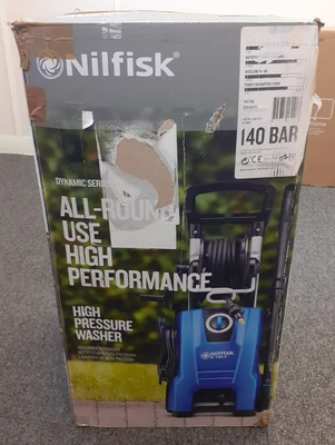 £180 • Buy Nilfisk D 140.4 High Pressure Washer & Value Pack Patio Cleaner - Box Damaged