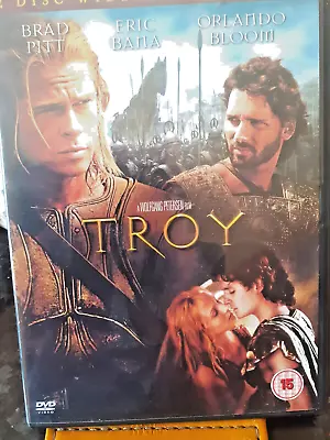 Troy 2004 2 Discs DVD     Excellent Condition Free  Postage!! • £1.75