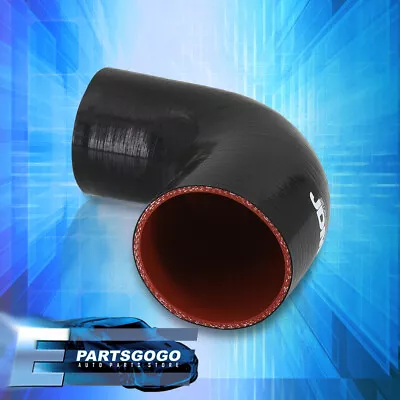 3  To 2.5  90 Degree Angle Elbow 3PLY Silicone Coupler Turbo Hose Piping Intake • $16.99