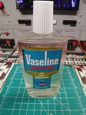 Vintage Vaseline Hair Tonic Scalp Conditioner Suave 5.5 Oz New Full Bottle  • $22.95